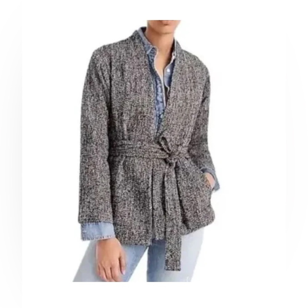 J. Crew Point Sur Wrap Jacket in Donegal Tweed